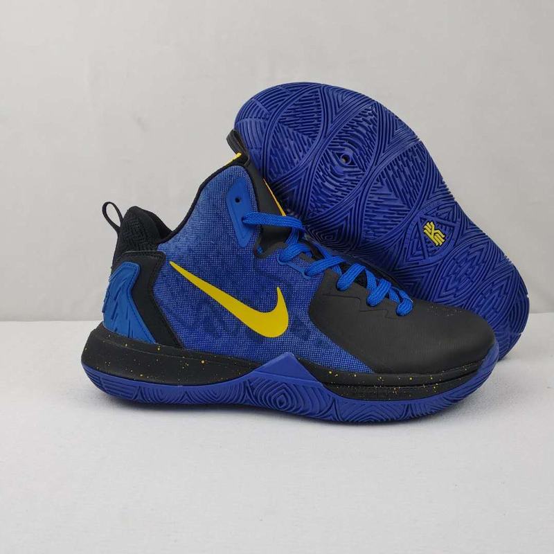 Nike Kyire 5 Black Blue Yellow-logog